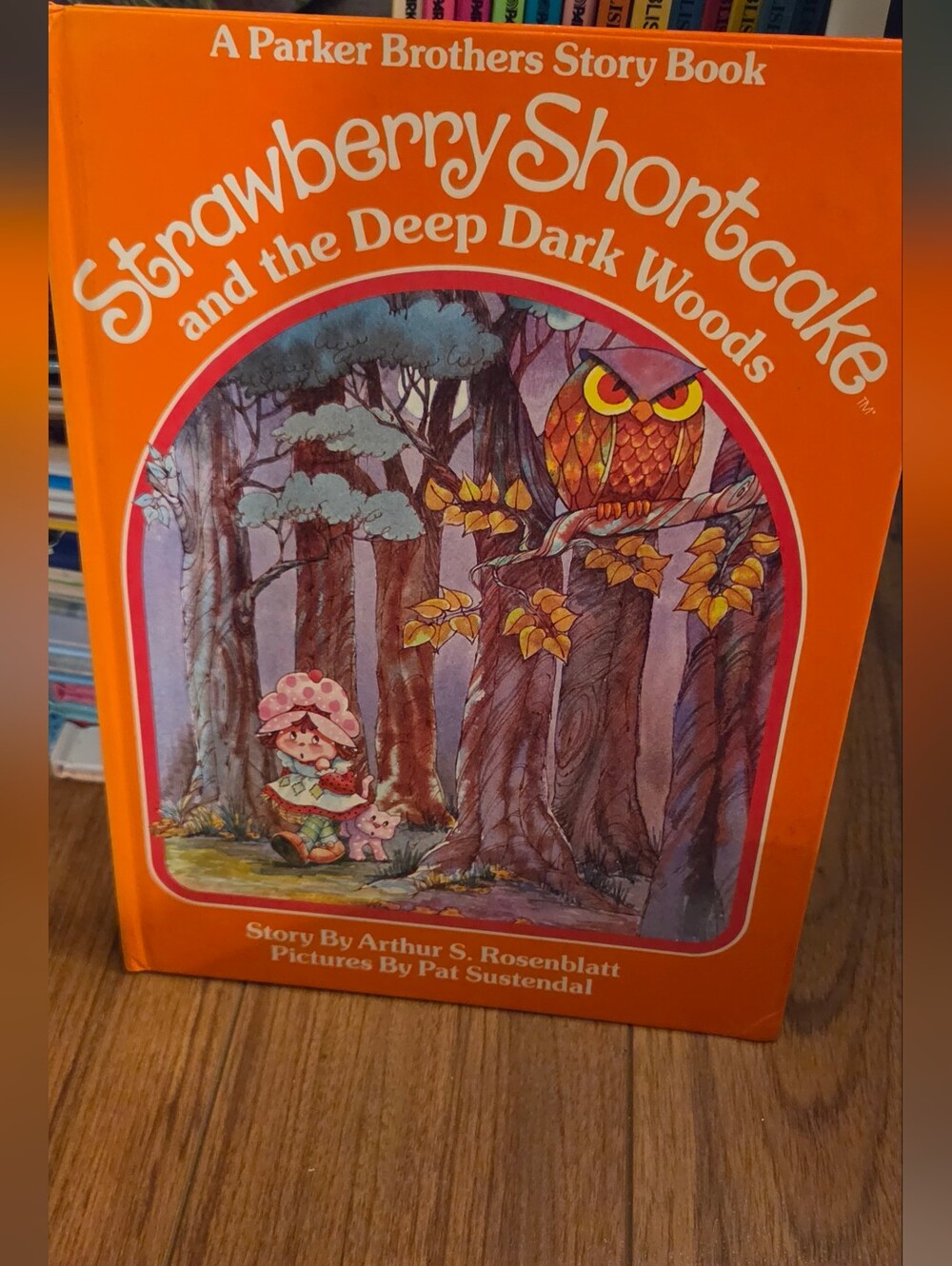 Parker Brothers Strawberry Shortcake and the Deep Dark Woods - Orange Kids Book